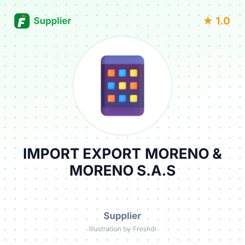 IMPORT EXPORT MORENO & MORENO S.A.S – summary card, no photo uploaded yet
