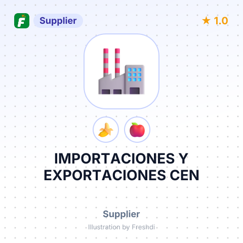 IMPORTACIONES Y EXPORTACIONES CEN – summary card, no photo uploaded yet
