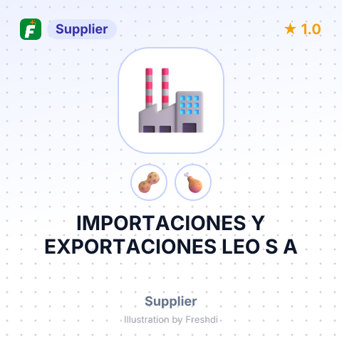 IMPORTACIONES Y EXPORTACIONES LEO S A – summary card, no photo uploaded yet