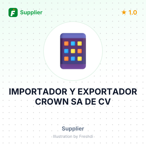 IMPORTADOR Y EXPORTADOR CROWN SA DE CV – summary card, no photo uploaded yet