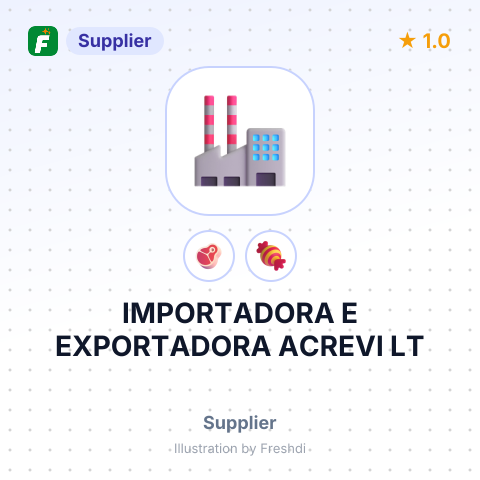 IMPORTADORA E EXPORTADORA ACREVI LT – summary card, no photo uploaded yet