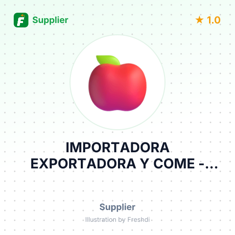 IMPORTADORA EXPORTADORA Y COME – summary card, no photo uploaded yet