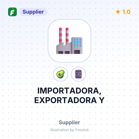 IMPORTADORA, EXPORTADORA Y – summary card, no photo uploaded yet