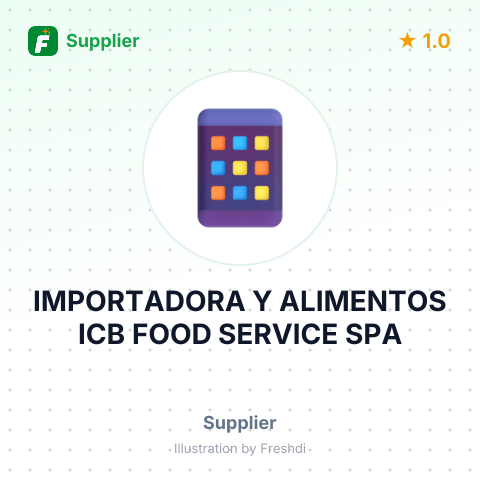 IMPORTADORA Y ALIMENTOS ICB FOOD SERVICE SPA – summary card, no photo uploaded yet