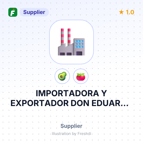 IMPORTADORA Y EXPORTADOR DON EDUARDO LTDA – summary card, no photo uploaded yet