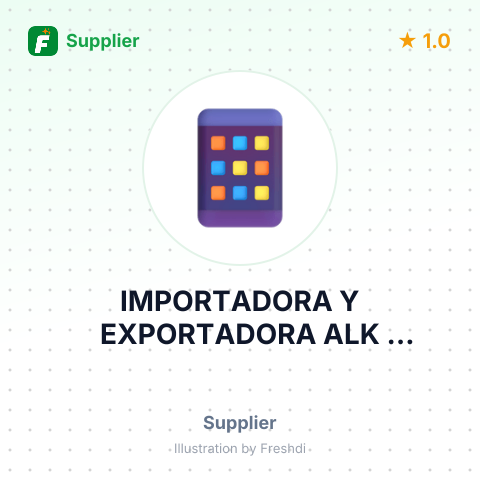 IMPORTADORA Y EXPORTADORA ALK LIMITADA – summary card, no photo uploaded yet