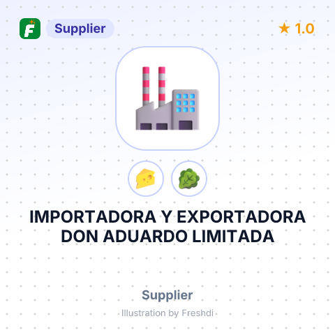 IMPORTADORA Y EXPORTADORA DON ADUARDO LIMITADA – summary card, no photo uploaded yet