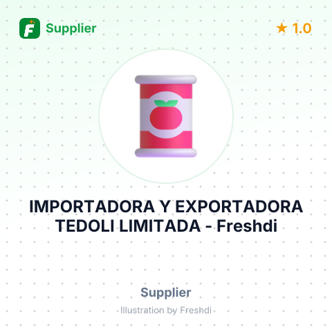 IMPORTADORA Y EXPORTADORA TEDOLI LIMITADA – summary card, no photo uploaded yet