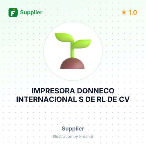 IMPRESORA DONNECO INTERNACIONAL S DE RL DE CV – summary card, no photo uploaded yet