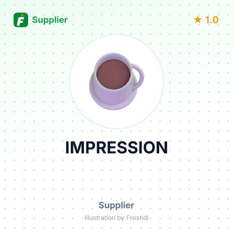 IMPRESSION – summary card, no photo uploaded yet
