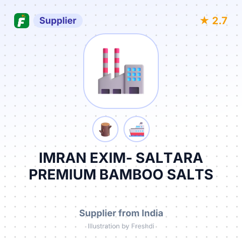 IMRAN EXIM- SALTARA PREMIUM BAMBOO SALTS – summary card, no photo uploaded yet