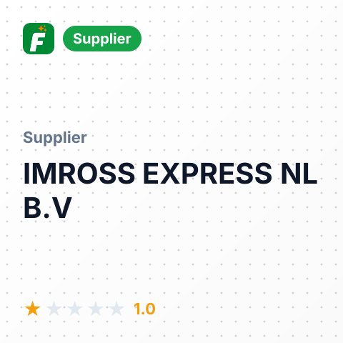 IMROSS EXPRESS NL B.V – summary card, no photo uploaded yet