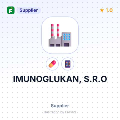 IMUNOGLUKAN, S.R.O – summary card, no photo uploaded yet