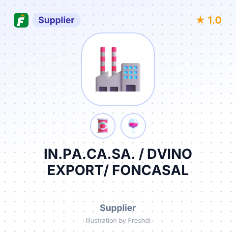 IN.PA.CA.SA. / DVINO EXPORT/ FONCASAL – summary card, no photo uploaded yet