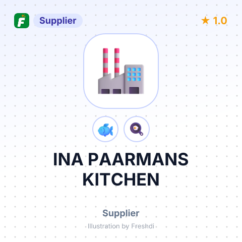 INA PAARMANS KITCHEN – summary card, no photo uploaded yet