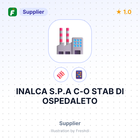 INALCA S.P.A C-O STAB DI OSPEDALETO – summary card, no photo uploaded yet
