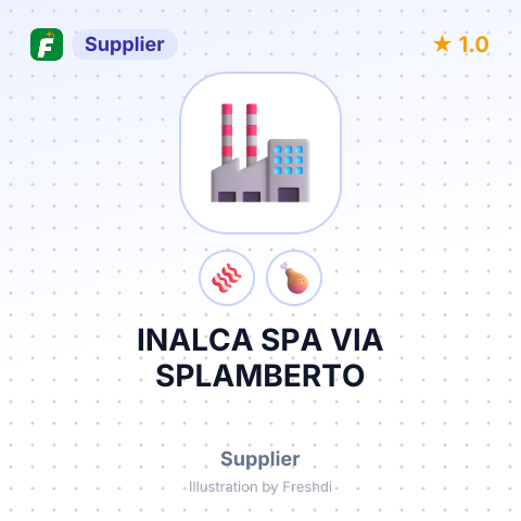 INALCA SPA VIA SPLAMBERTO – summary card, no photo uploaded yet