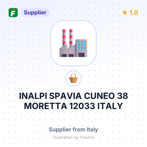 INALPI SPAVIA CUNEO 38 MORETTA 12033 ITALY – summary card, no photo uploaded yet