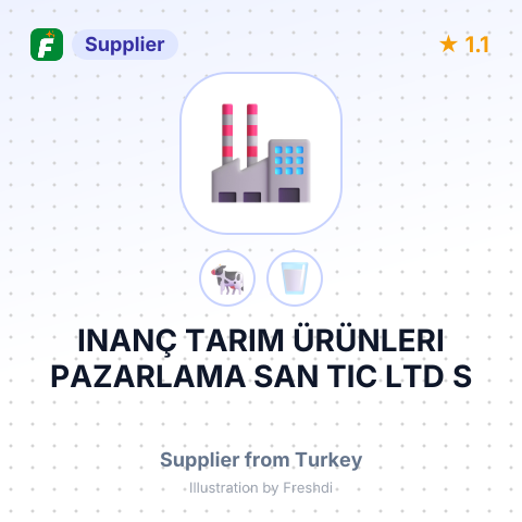 INANÇ TARIM ÜRÜNLERI PAZARLAMA SAN TIC LTD S – summary card, no photo uploaded yet