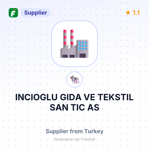 INCIOGLU GIDA VE TEKSTIL SAN TIC AS – summary card, no photo uploaded yet