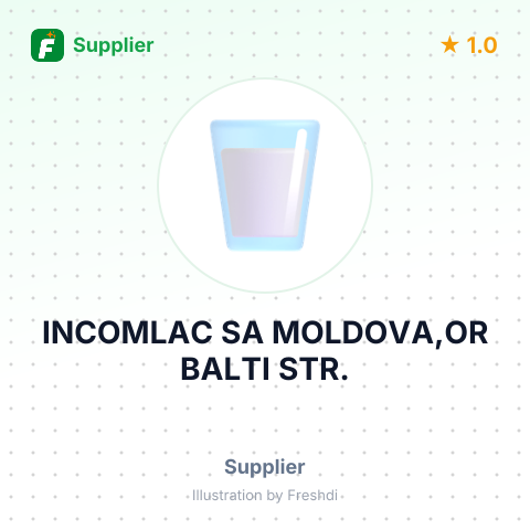 INCOMLAC SA MOLDOVA,OR BALTI STR. – summary card, no photo uploaded yet