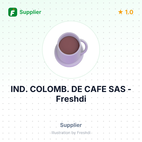 IND. COLOMB. DE CAFE SAS – summary card, no photo uploaded yet