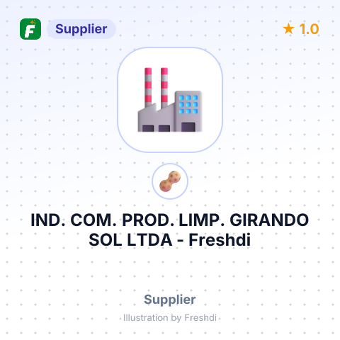 IND. COM. PROD. LIMP. GIRANDO SOL LTDA – summary card, no photo uploaded yet
