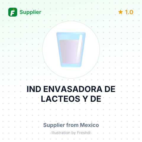 IND ENVASADORA DE LACTEOS Y DE – summary card, no photo uploaded yet