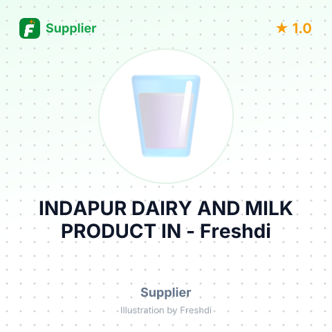 INDAPUR DAIRY AND MILK PRODUCT IN – summary card, no photo uploaded yet