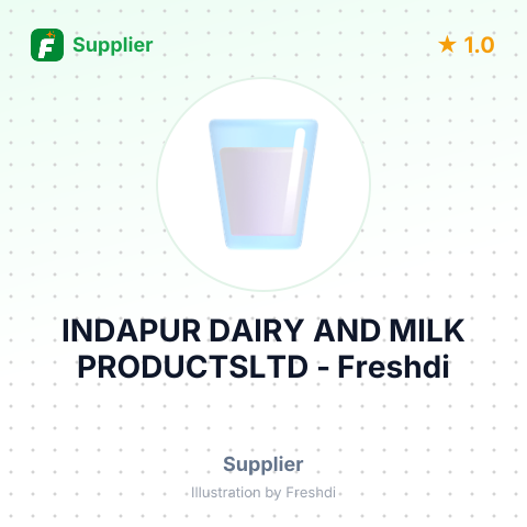 INDAPUR DAIRY AND MILK PRODUCTSLTD – summary card, no photo uploaded yet