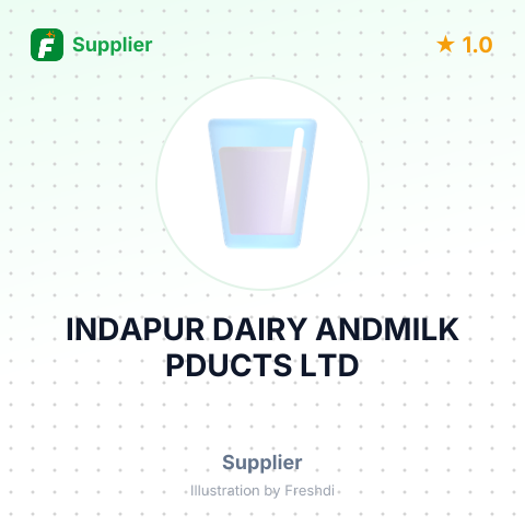 INDAPUR DAIRY ANDMILK PDUCTS LTD – summary card, no photo uploaded yet