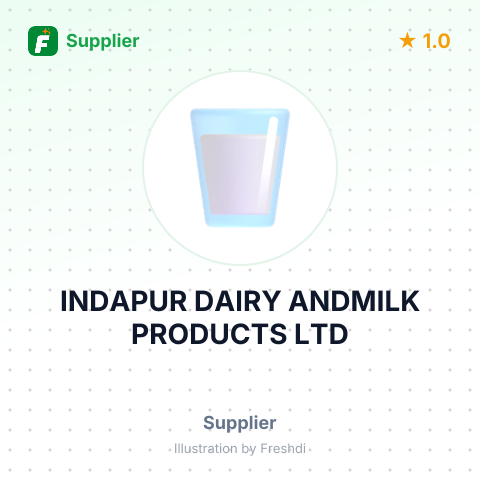 INDAPUR DAIRY ANDMILK PRODUCTS LTD – summary card, no photo uploaded yet