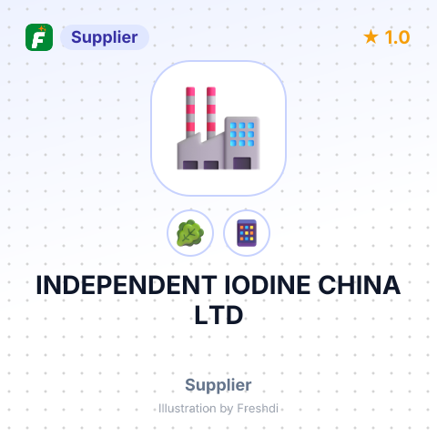 INDEPENDENT IODINE CHINA LTD – summary card, no photo uploaded yet
