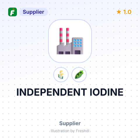 INDEPENDENT IODINE – summary card, no photo uploaded yet