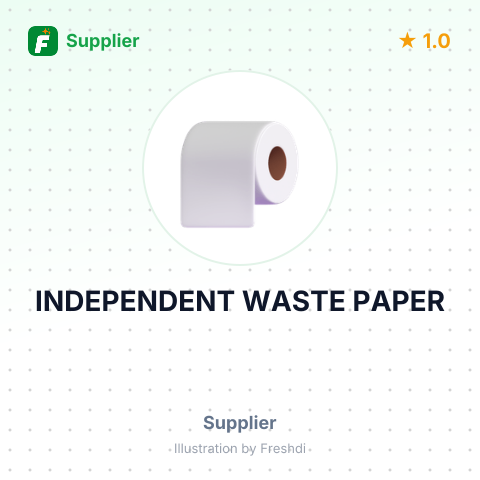 INDEPENDENT WASTE PAPER – summary card, no photo uploaded yet