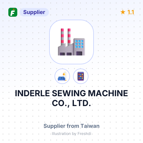 INDERLE SEWING MACHINE CO., LTD. – summary card, no photo uploaded yet