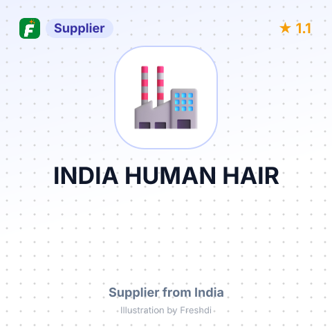 INDIA HUMAN HAIR – summary card, no photo uploaded yet