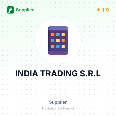INDIA TRADING S.R.L – summary card, no photo uploaded yet