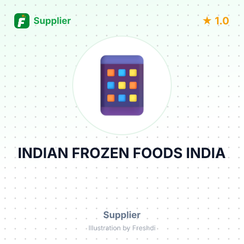 INDIAN FROZEN FOODS INDIA – summary card, no photo uploaded yet