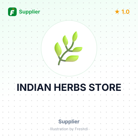 INDIAN HERBS STORE – summary card, no photo uploaded yet