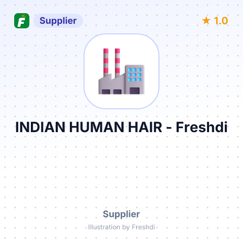 INDIAN HUMAN HAIR – summary card, no photo uploaded yet