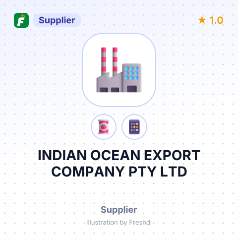 INDIAN OCEAN EXPORT COMPANY PTY LTD – summary card, no photo uploaded yet