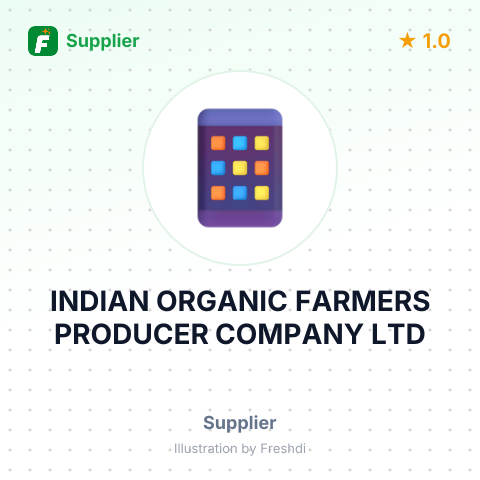 INDIAN ORGANIC FARMERS PRODUCER COMPANY LTD – summary card, no photo uploaded yet