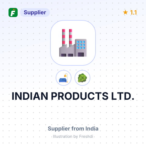 INDIAN PRODUCTS LTD. – summary card, no photo uploaded yet