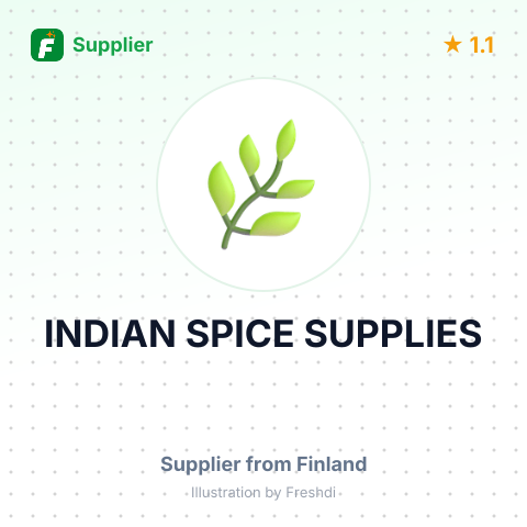 INDIAN SPICE SUPPLIES – summary card, no photo uploaded yet