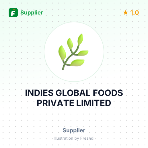INDIES GLOBAL FOODS PRIVATE LIMITED – summary card, no photo uploaded yet