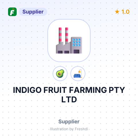 INDIGO FRUIT FARMING PTY LTD – summary card, no photo uploaded yet