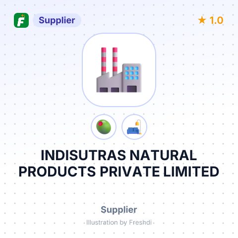 INDISUTRAS NATURAL PRODUCTS PRIVATE LIMITED – summary card, no photo uploaded yet