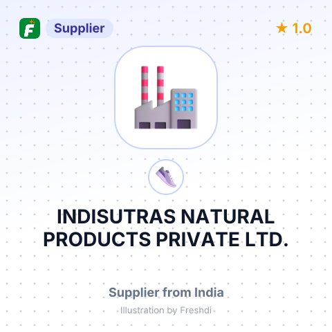 INDISUTRAS NATURAL PRODUCTS PRIVATE LTD. – summary card, no photo uploaded yet