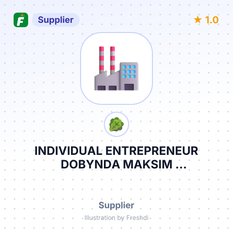 INDIVIDUAL ENTREPRENEUR DOBYNDA MAKSIM ALEKSANDROVICH RUSSIAN FEDERATI – summary card, no photo uploaded yet